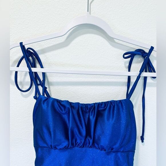 HONEY AND ROSIE SMALL BLUE MINI DRESS - Picture 3 of 5